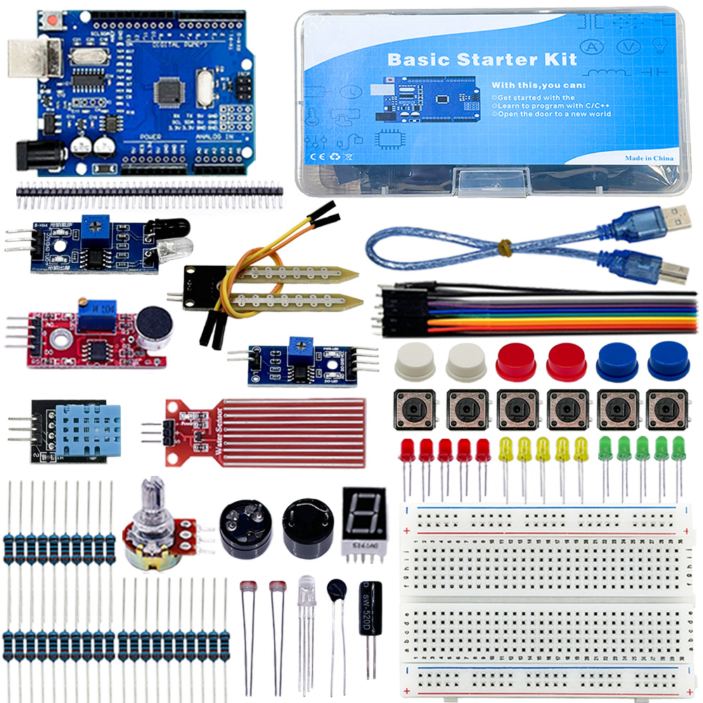 Hydration Sensor Skin - Elektronische basisstartset voor Arduino Uno R3,