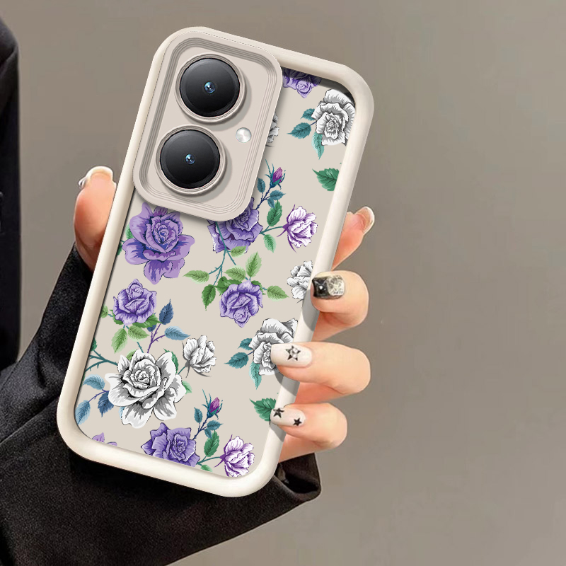 Vivo Y28 - Bloem Schilderij Telefoon Case Voor Vivo