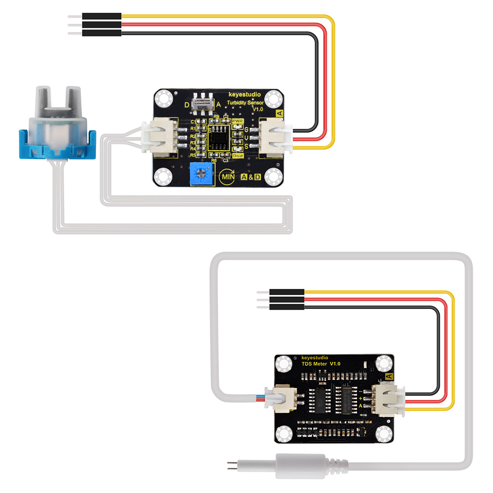Hydration Sensor Skin - Keyestudio Tds Sensor Meter V1.0 Board/Troebelheidssensor
