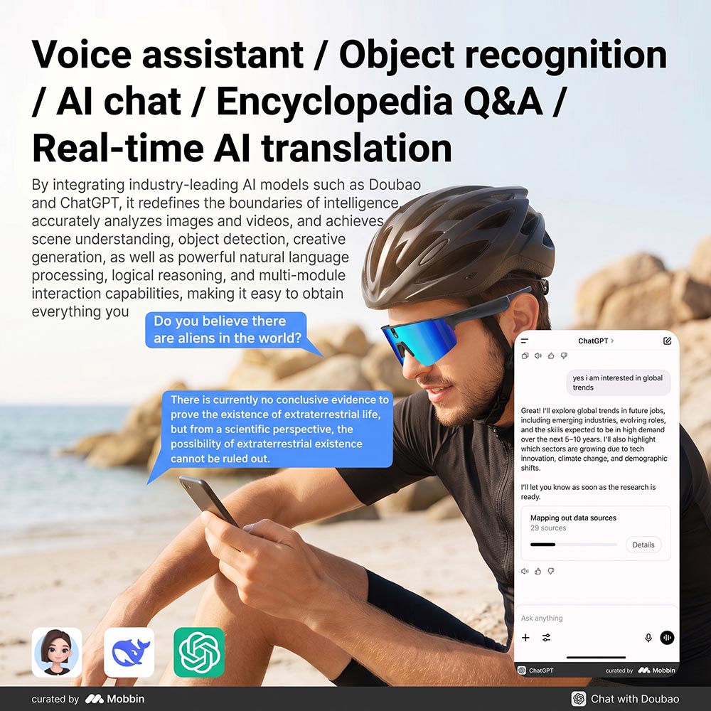 AI Slimme Bril HD Anti-Shake C - Smart Glasses Lens recensie en prijs