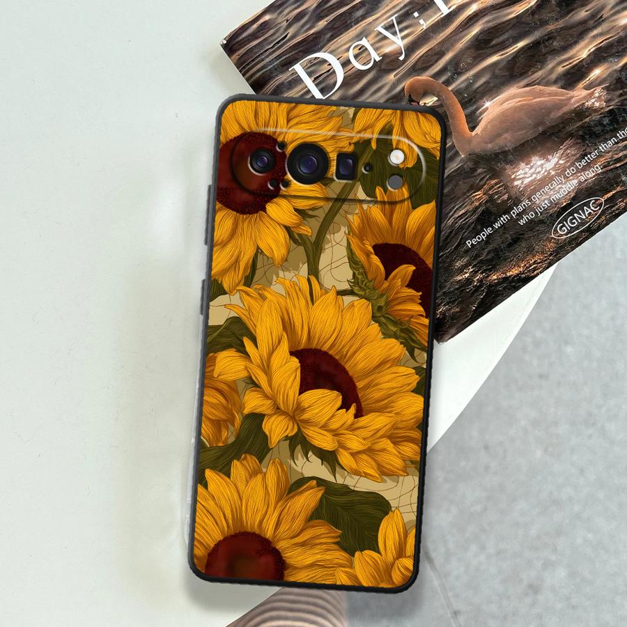 Zonnebloem Zee Funda Telefoon  - Google Pixel 9 Pro recensie en prijs