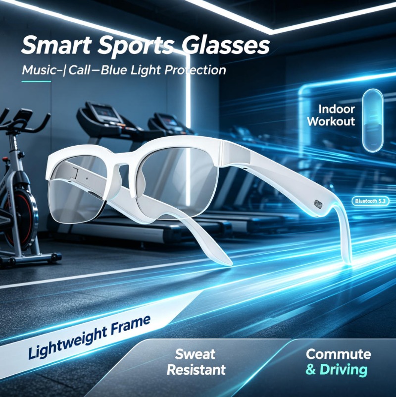 Slimme bril met beengeleiding, - Smart Glasses Lens recensie en prijs