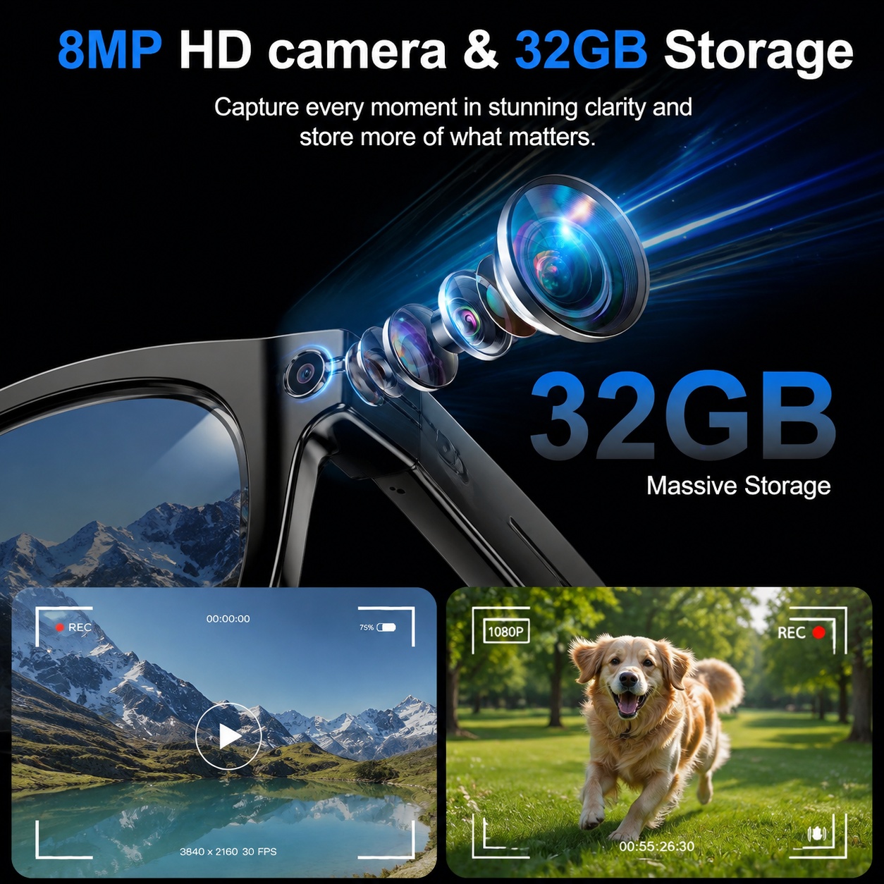 2026 AI Smart Bril met 8MP Cam - Smart Glasses Lens recensie en prijs